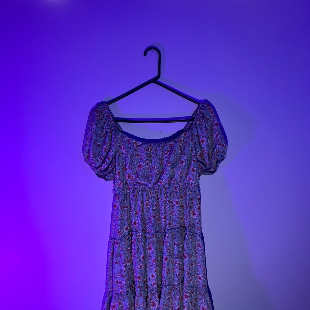 Floral Puff Sleeve Dress